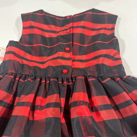 Mia & Mimi Toddler Girl 5T Red and Black Formal Party Dress NWT - Picture 6 of 6
